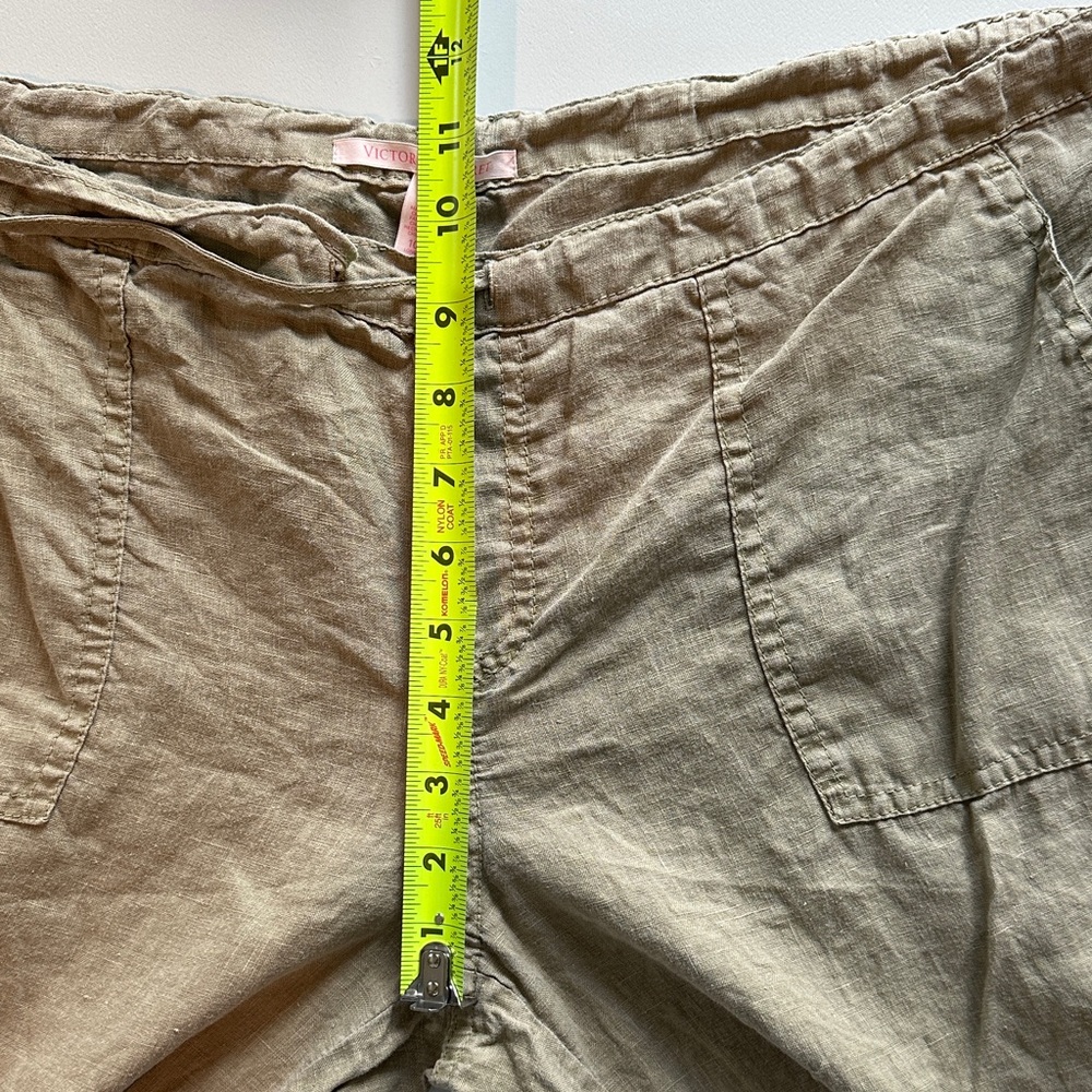 Victoria's Secret Flax Linen Pants size 10 Long - Picture 7 of 7